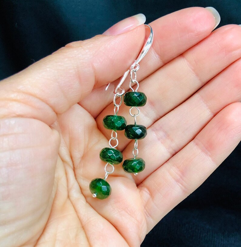 Emerald Dangle Earrings