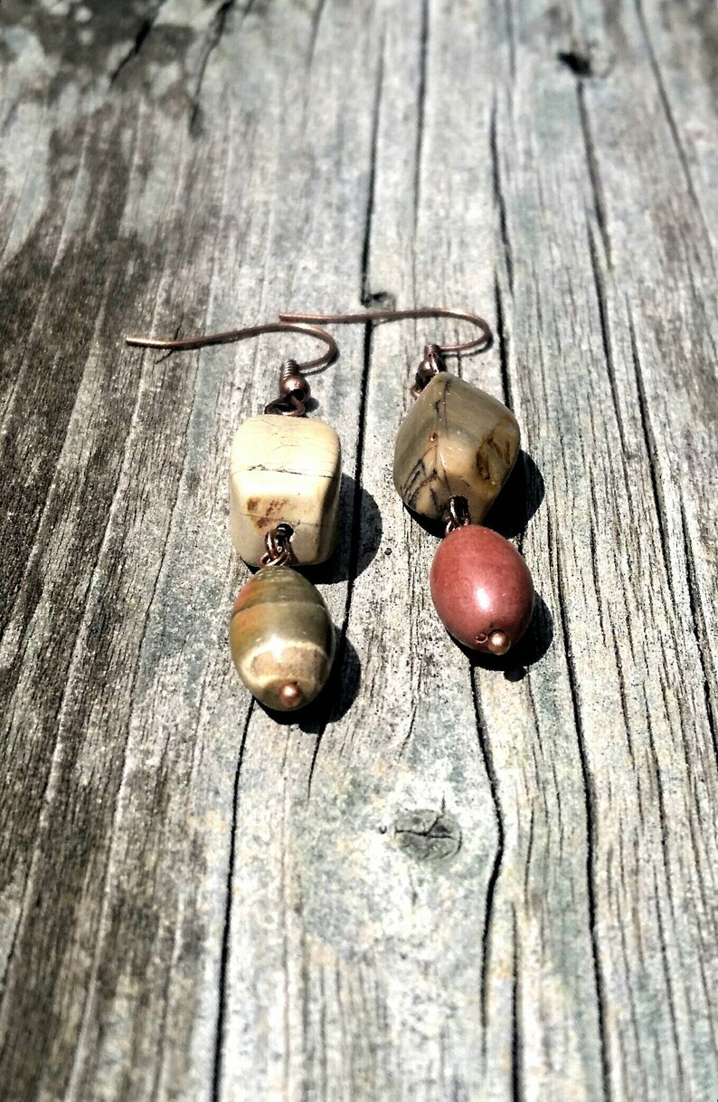 Boho Jasper Earrings - Image 2