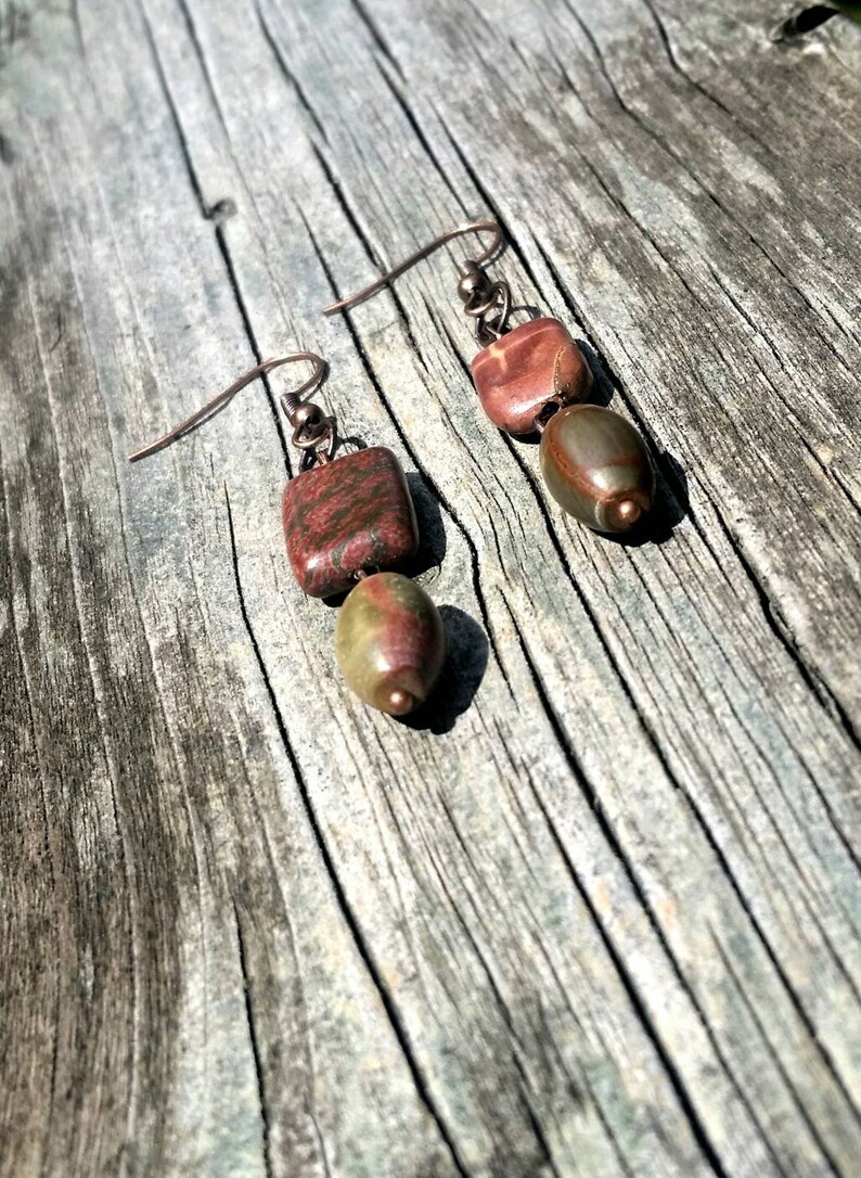 Boho Jasper Earrings - Image 4